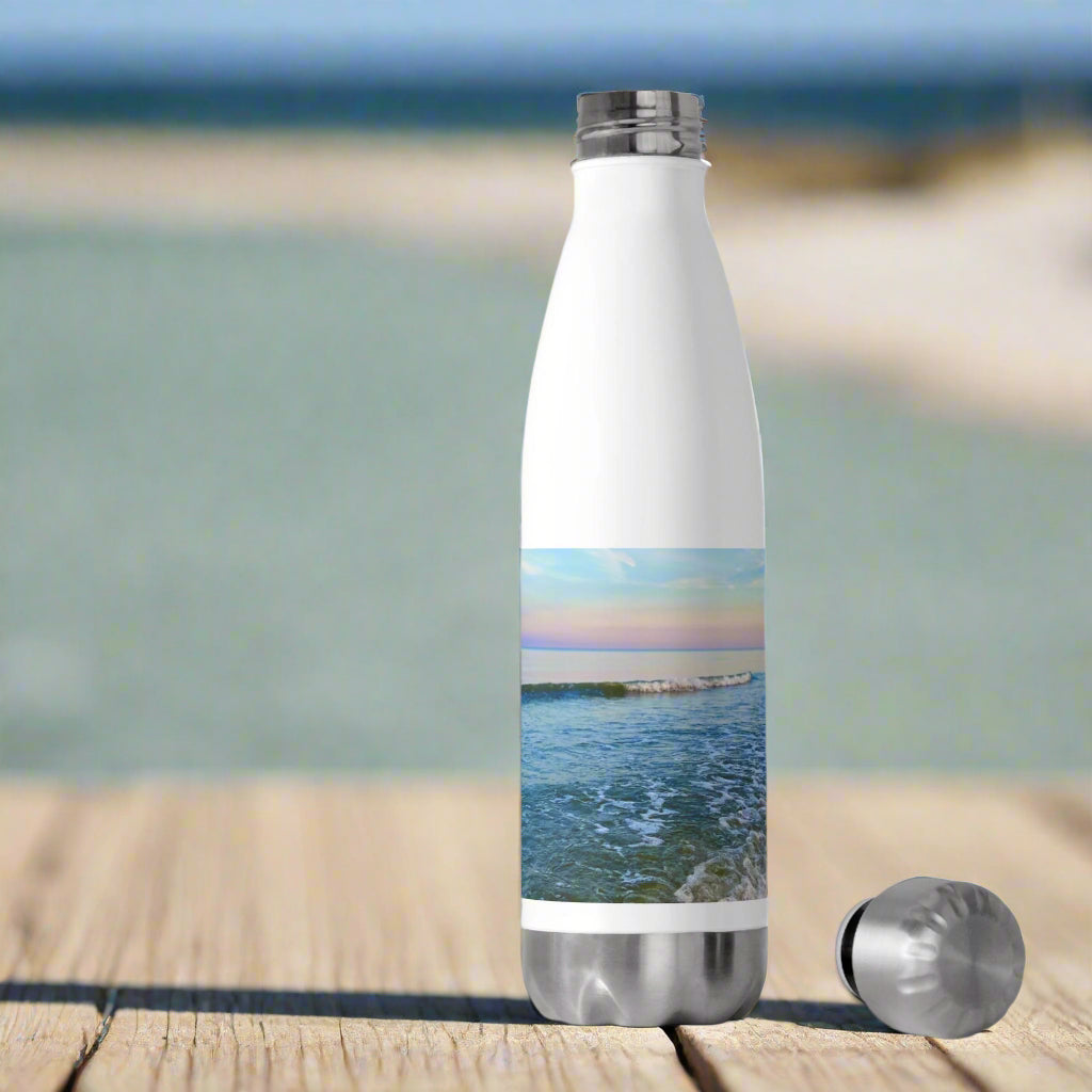 Insulated Water Bottle, Rainbow Sunset Over Palmetto Dunes Beach (20 oz.)