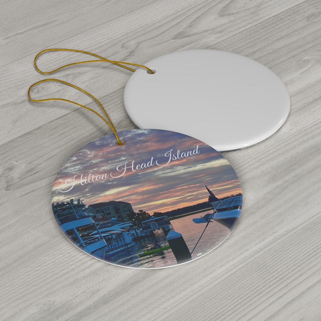 Christmas Ornament, Shelter Cove Harbor, HHI